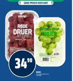 Coop Obs DRUER tilbud