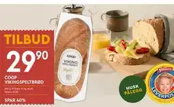 Coop Mega COOP VIKINGSPELTBRØD SPAR 40% tilbud