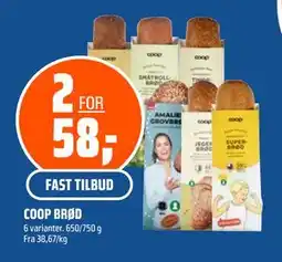 Coop Obs COOP BRØD tilbud