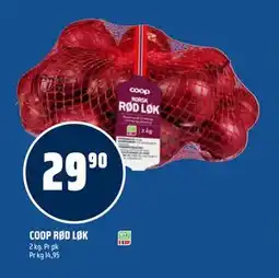 Coop Obs COOP RØD LØK tilbud