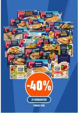 Coop Obs FINDUS FISK tilbud