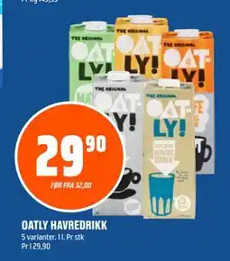 Coop Obs OATLY HAVREDRIKK tilbud