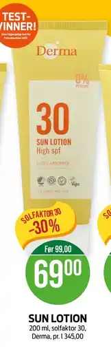 Kiwi SUN LOTION tilbud