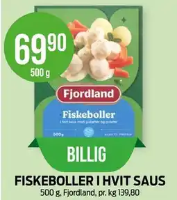 Kiwi FISKEBOLLER I HVIT SAUS tilbud