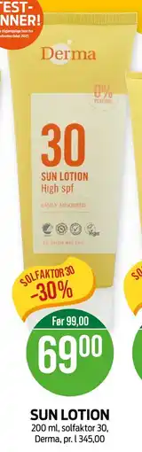 Kiwi SUN LOTION tilbud