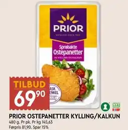 Coop Mega PRIOR OSTEPANETTER KYLLING/KALKUN tilbud