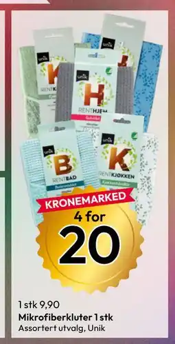 Gigaboks Mikrofiberkluter 1 stk tilbud