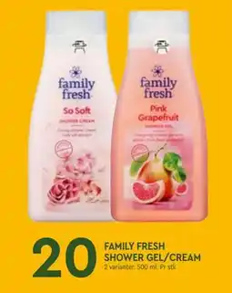 Coop Mega FAMILY FRESH SHOWER GEL/CREAM tilbud