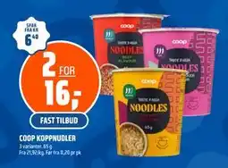 Coop Obs COOP KOPPNUDLER tilbud