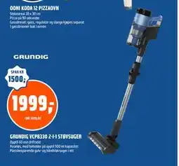 Coop Obs GRUNDIG VCP8330 2-I-1 STØVSUGER tilbud