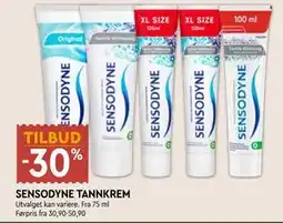 Coop Mega SENSODYNE TANNKREM tilbud