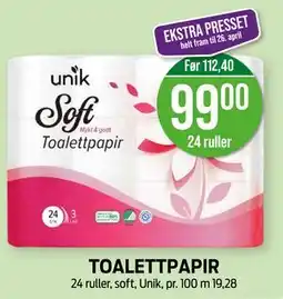 Kiwi TOALETTPAPIR tilbud