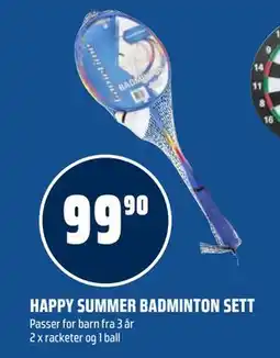 Coop Obs HAPPY SUMMER BADMINTON SETT tilbud