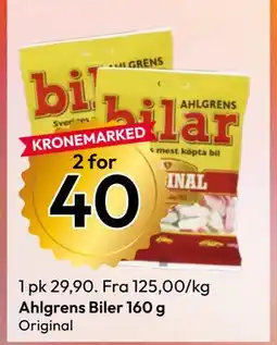Gigaboks Ahlgrens Biler 160 g tilbud