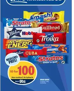 Coop Obs NIDAR BARER, Medlemspris tilbud