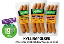 Kiwi KYLLINGPØLSER tilbud