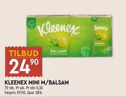 Coop Mega KLEENEX MINI M/BALSAM tilbud