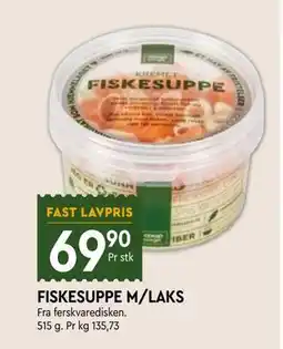 Coop Mega FISKESUPPE M/LAKS tilbud