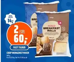 Coop Obs COOP MORGENSTYKKER tilbud