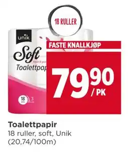 Meny Toalettpapir tilbud
