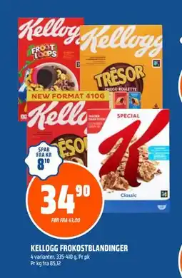 Coop Obs KELLOGG FROKOSTBLANDINGER tilbud
