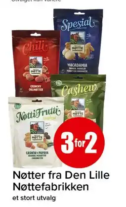 Spar Nøtter fra Den Lille Nøttefabrikken tilbud