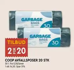 Coop Mega COOP AVFALLSPOSER 20 STK tilbud