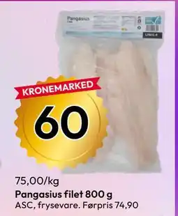 Gigaboks Pangasius filet 800 g tilbud
