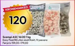 Gigaboks Scampi ASC 16/20 1 kg tilbud