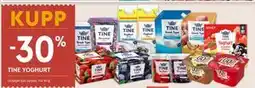 Coop Mega TINE YOGHURT tilbud
