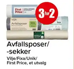 Spar Avfallsposer/-sekker tilbud