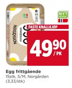Meny Egg frittgående tilbud