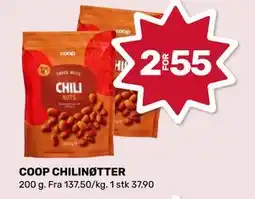 Matkroken COOP CHILINØTTER tilbud