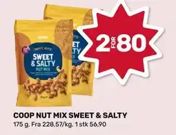 Matkroken COOP NUT MIX SWEET & SALTY tilbud