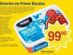 Coop Prix PRIMAR EKTE BACALAO tilbud