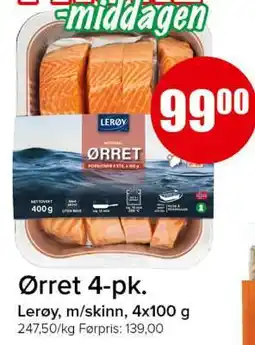 Spar Ørret 4-pk tilbud