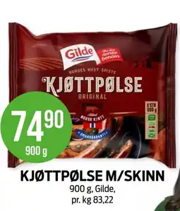 Kiwi Gilde Kjøttpølse m/skinn tilbud