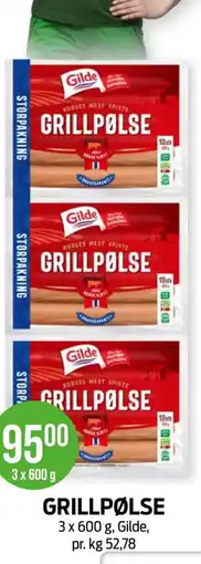 Kiwi Gilde Grillpølse tilbud