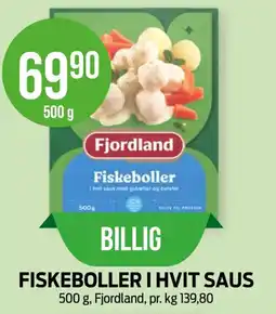 Kiwi Fjordland Fiskeboller i hvit saus tilbud