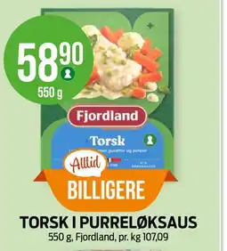 Kiwi Fjordland Torski purreløksaus tilbud