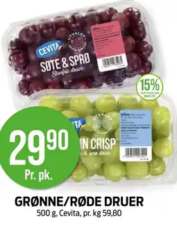 Kiwi CEVITA Grønne/røde druer tilbud