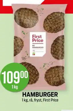 Kiwi First Price Hamburger tilbud
