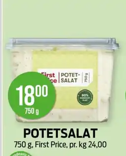 Kiwi First Price Potetsalat tilbud
