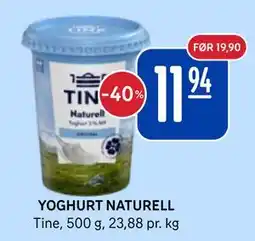 Rema 1000 YOGHURT NATURELL tilbud