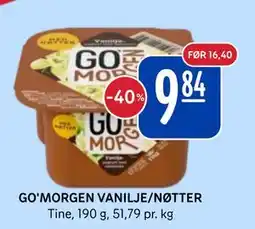 Rema 1000 GO'MORGEN VANILJE/NØTTER tilbud