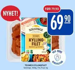 Rema 1000 TEXMEX KYLLINGFILET tilbud