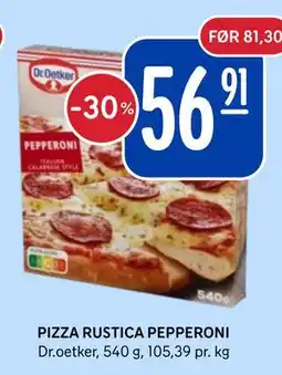 Rema 1000 PIZZA RUSTICA PEPPERONI tilbud