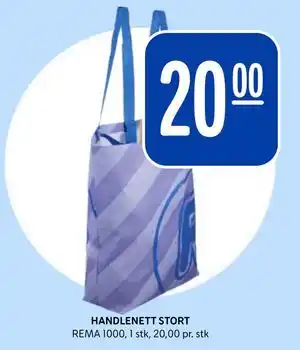 Rema 1000 HANDLENETT STORT tilbud