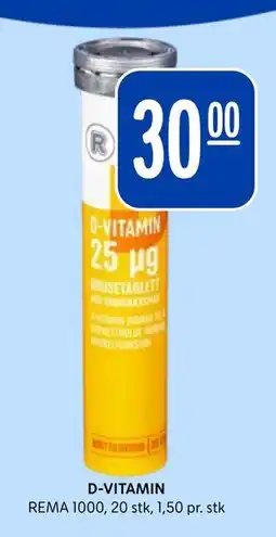 Rema 1000 D-VITAMIN tilbud