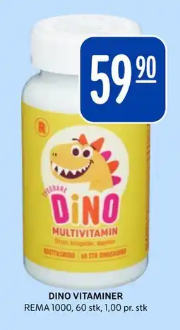 Rema 1000 DINO VITAMINER tilbud